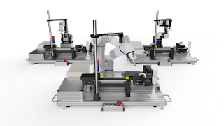 高精度力控機器人,元件插裝,精密打磨,人機協作,3C智能制造,越疆機器人、教育配件