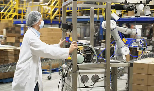 柔性碼垛,模塊化碼垛,協(xié)作機器人碼垛,快速部署,產(chǎn)線升級,越疆科技、快速部署