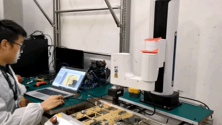 、點膠精度0.05mm是什么概念？越疆協作機器人如何破解3C行業柔性制造難題？